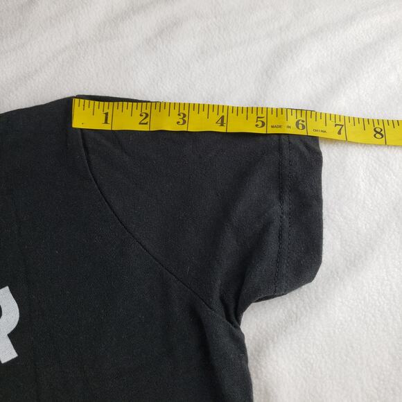 Upper Playground Shirt Womens Small Lucky Lager Black Short Sleeve 100% Cotton - Picture 3 of 8